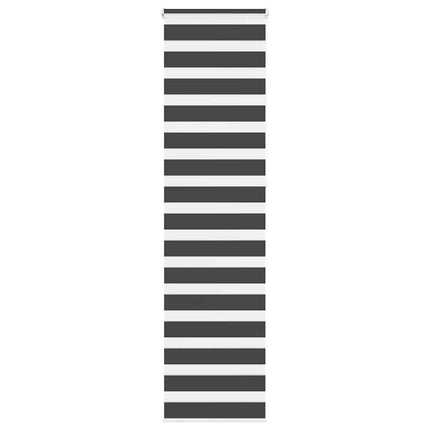 zebragardin sort 65x230 cm stofbredde 60,9 cm polyester