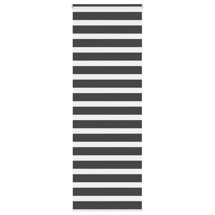 zebragardin sort 80x230 cm stofbredde 75,9 cm polyester