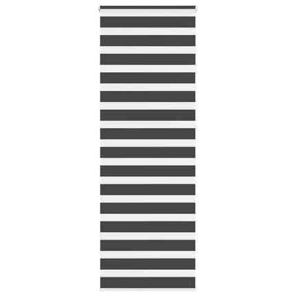 zebragardin sort 80x230 cm stofbredde 75,9 cm polyester