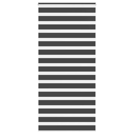 zebragardin sort 100x230 cm stofbredde 95,9 cm polyester
