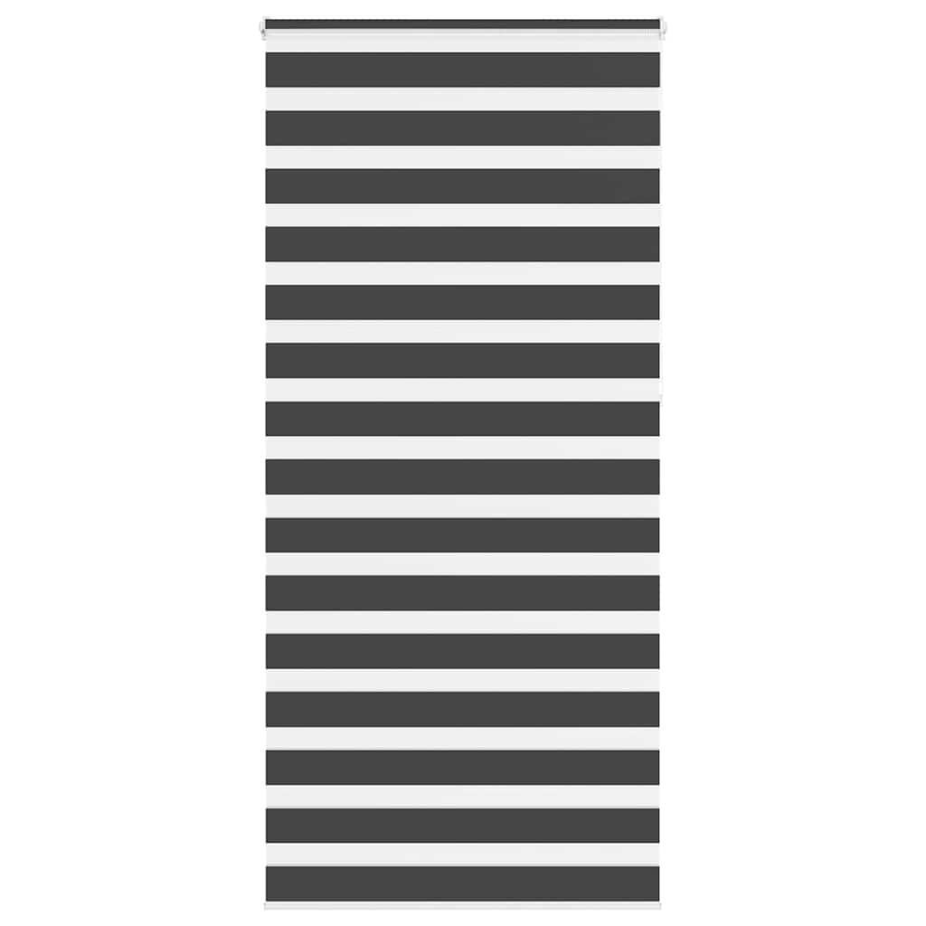 zebragardin sort 100x230 cm stofbredde 95,9 cm polyester