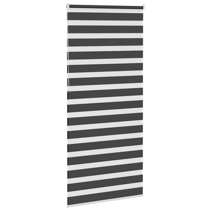 zebragardin sort 110x230 cm stofbredde 105,9 cm polyester