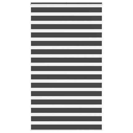 zebragardin sort 120x230 cm stofbredde 115,9 cm polyester