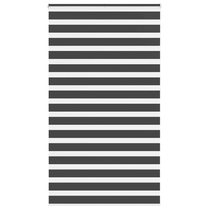 zebragardin sort 130x230 cm stofbredde 125,9 cm polyester