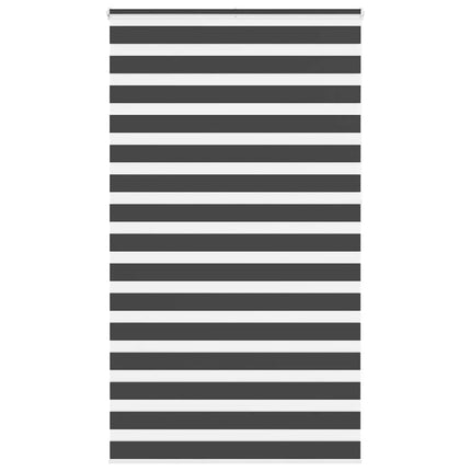 zebragardin sort 135x230 cm stofbredde 130,9 cm polyester