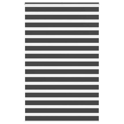 zebragardin sort 150x230 cm stofbredde 145,9 cm polyester