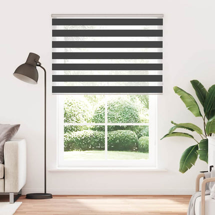 zebragardin sort 160x230 cm stofbredde 155,9 cm polyester