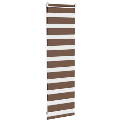 zebragardin brun 40x100 cm stofbredde 35,9 cm polyester