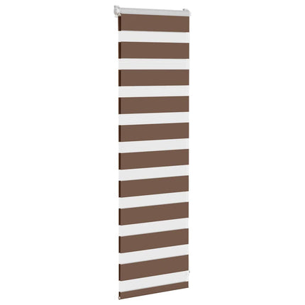 zebragardin brun 45x100 cm stofbredde 40,9 cm polyester