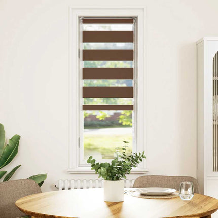 zebragardin brun 50x100 cm stofbredde 45,9 cm polyester