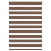 zebragardin brun 110x100 cm stofbredde 105,9 cm polyester
