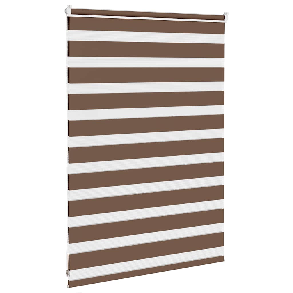 zebragardin brun 110x100 cm stofbredde 105,9 cm polyester