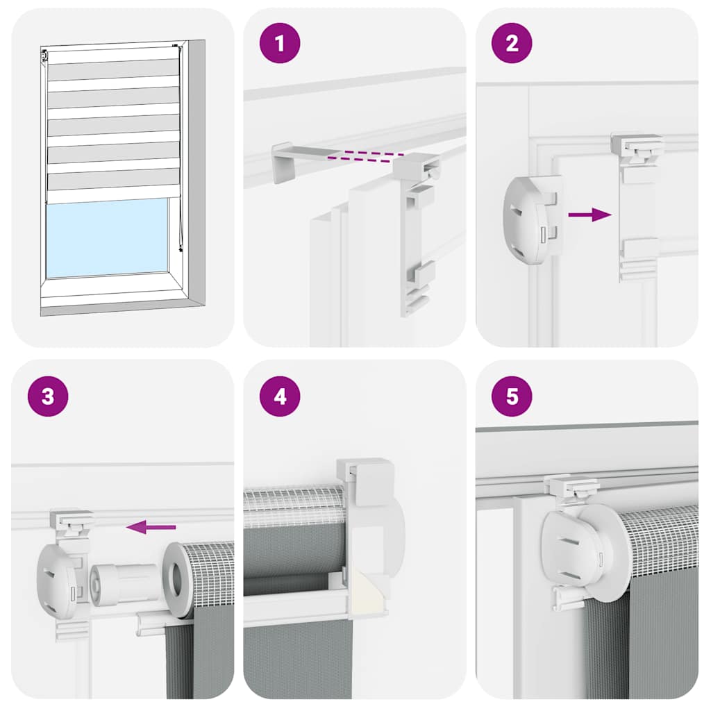 zebragardin brun 110x100 cm stofbredde 105,9 cm polyester