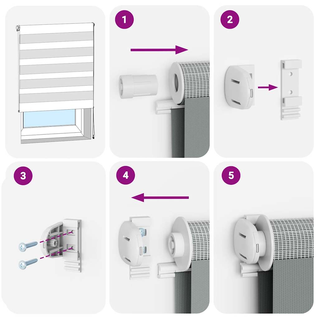 zebragardin brun 110x100 cm stofbredde 105,9 cm polyester