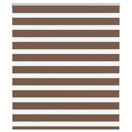 zebragardin brun 130x100 cm stofbredde 125,9 cm polyester