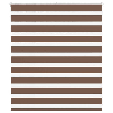 zebragardin brun 135x100 cm stofbredde 130,9 cm polyester