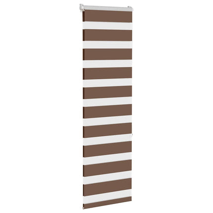 zebragardin brun 40x150 cm stofbredde 35,9 cm polyester