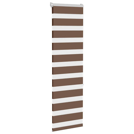 zebragardin brun 45x150 cm stofbredde 40,9 cm polyester
