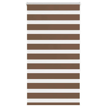 zebragardin brun 75x150 cm stofbredde 70,9 cm polyester