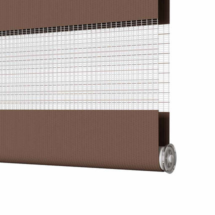 zebragardin brun 90x150 cm stofbredde 85,9 cm polyester