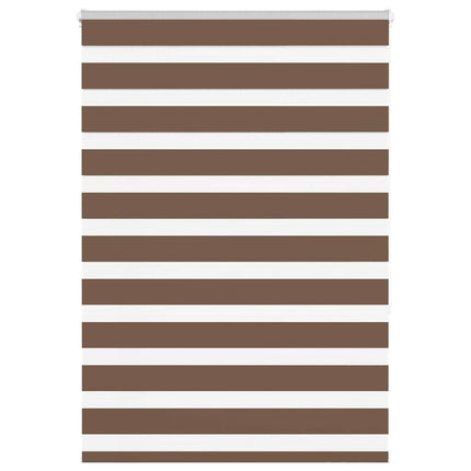 zebragardin brun 95x150 cm stofbredde 90,9 cm polyester