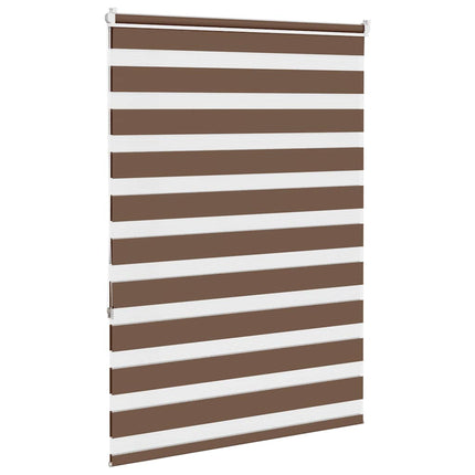 zebragardin brun 100x150 cm stofbredde 95,9 cm polyester