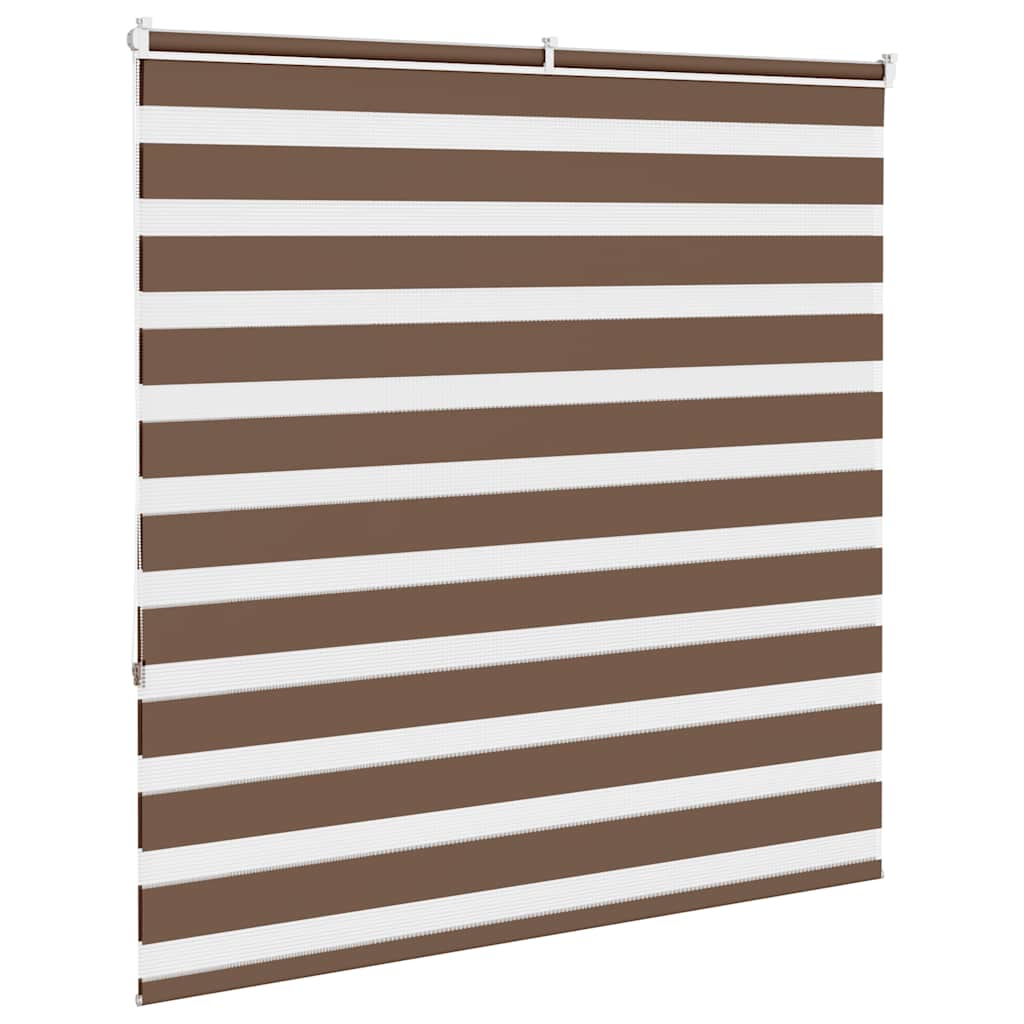 zebragardin brun 140x150 cm stofbredde 135,9 cm polyester