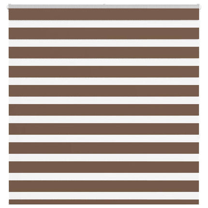 zebragardin brun 145x150 cm stofbredde 140,9 cm polyester