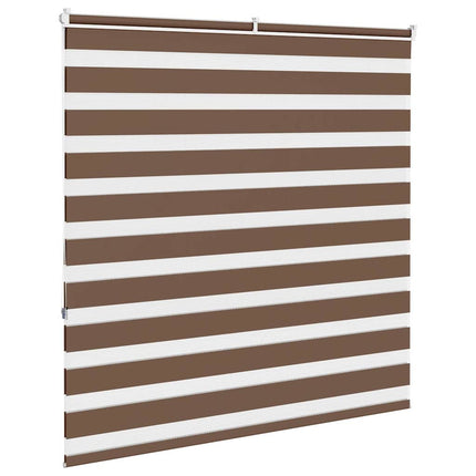 zebragardin brun 145x150 cm stofbredde 140,9 cm polyester