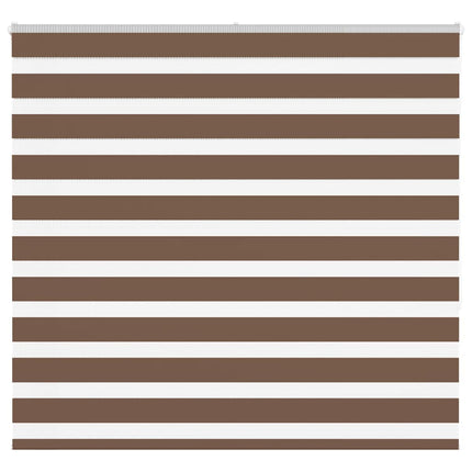 zebragardin brun 155x150 cm stofbredde 150,9 cm polyester