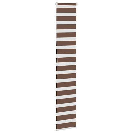 zebragardin brun 40x200 cm stofbredde 35,9 cm polyester