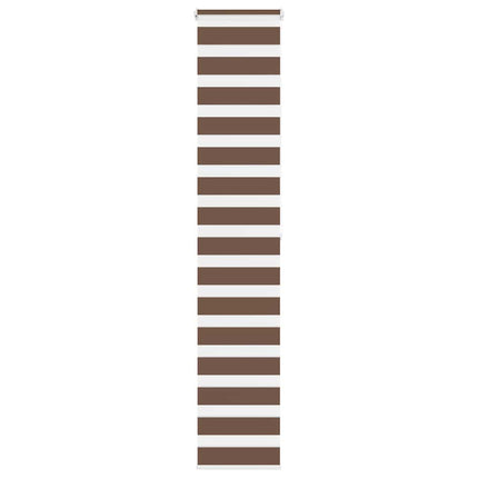 zebragardin brun 45x200 cm stofbredde 40,9 cm polyester