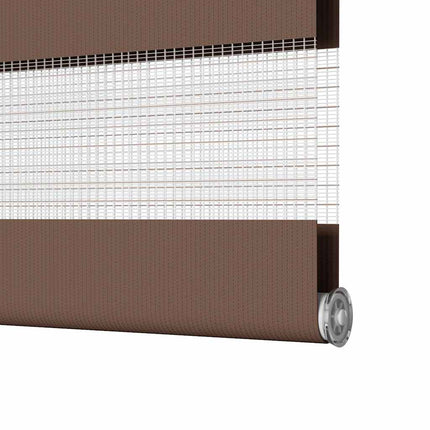 zebragardin brun 50x200 cm stofbredde 45,9 cm polyester
