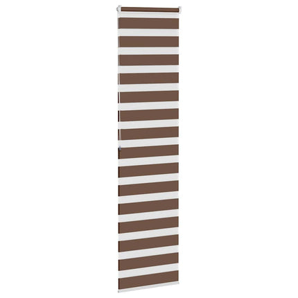 zebragardin brun 55x200 cm stofbredde 50,9 cm polyester
