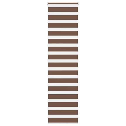 zebragardin brun 60x200 cm stofbredde 55,9 cm polyester