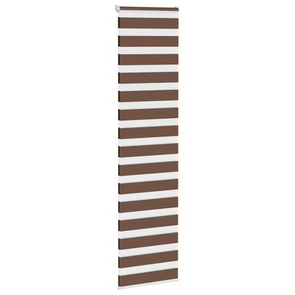 zebragardin brun 60x200 cm stofbredde 55,9 cm polyester