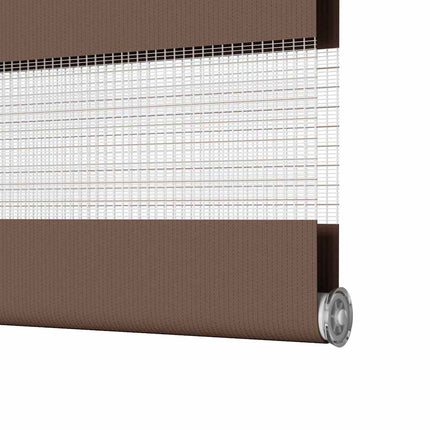 zebragardin brun 70x200 cm stofbredde 65,9 cm polyester