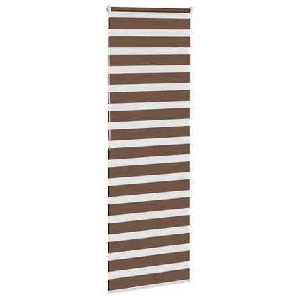 zebragardin brun 90x200 cm stofbredde 85,9 cm polyester