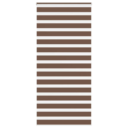 zebragardin brun 105x200 cm stofbredde 100,9 cm polyester
