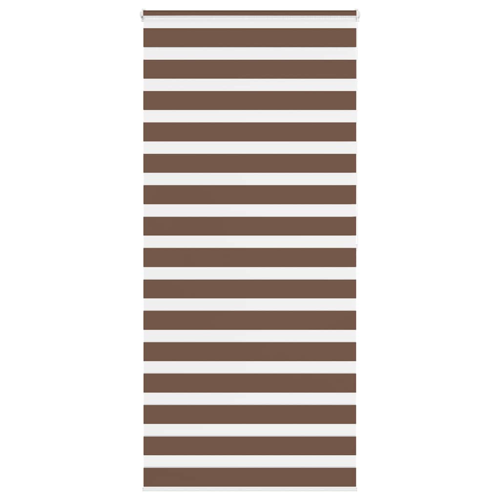 zebragardin brun 110x200 cm stofbredde 105,9 cm polyester