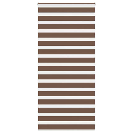 zebragardin brun 110x200 cm stofbredde 105,9 cm polyester