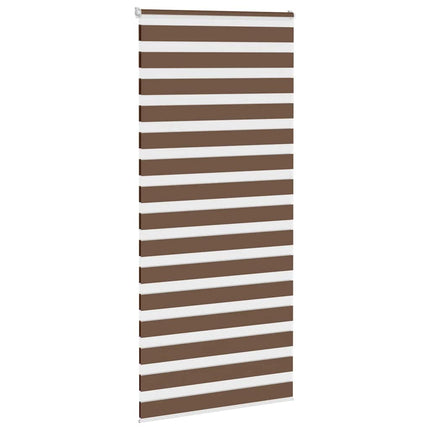 zebragardin brun 110x200 cm stofbredde 105,9 cm polyester