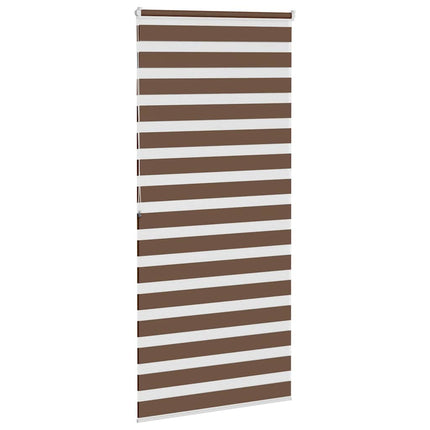 zebragardin brun 110x200 cm stofbredde 105,9 cm polyester