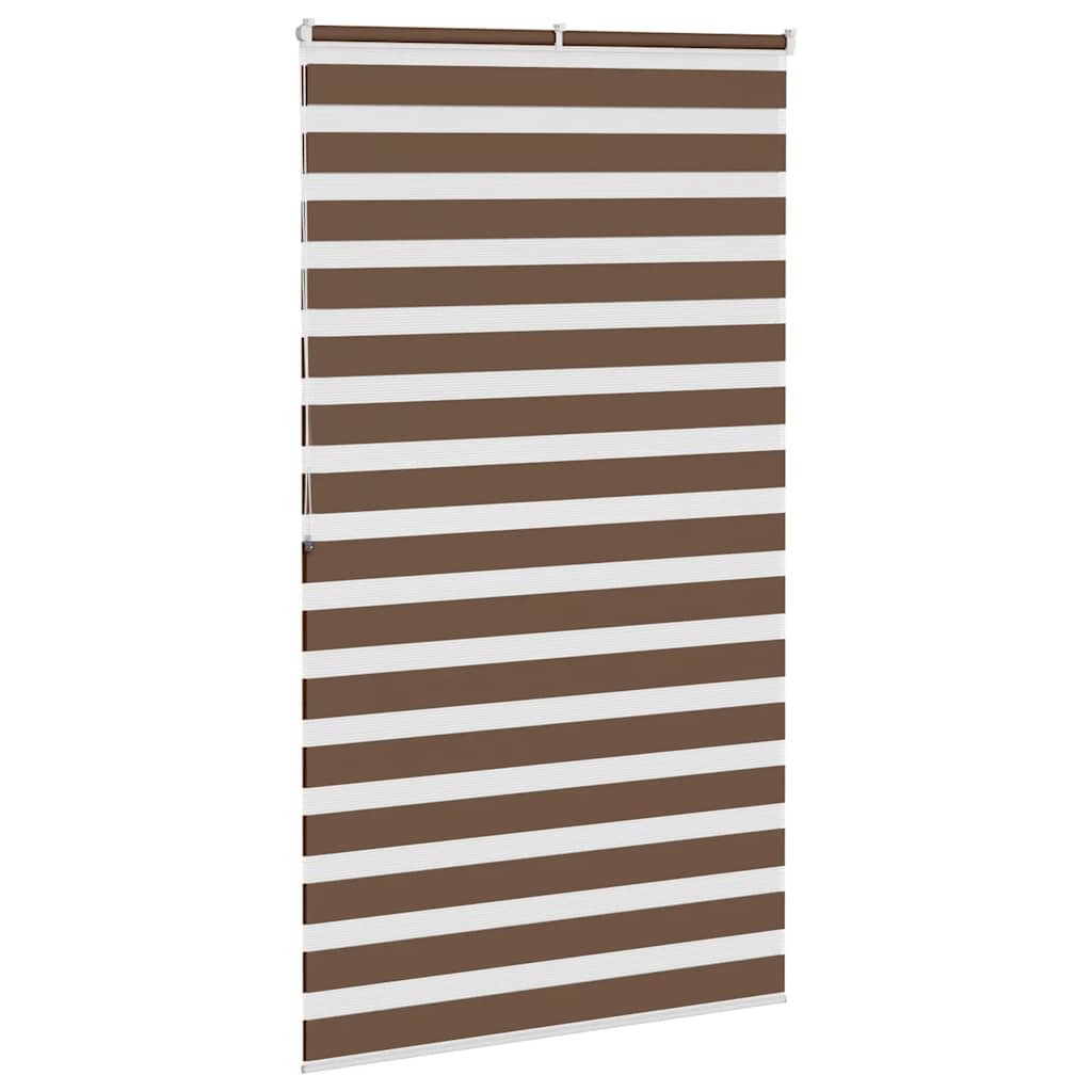zebragardin brun 120x200 cm stofbredde 115,9 cm polyester