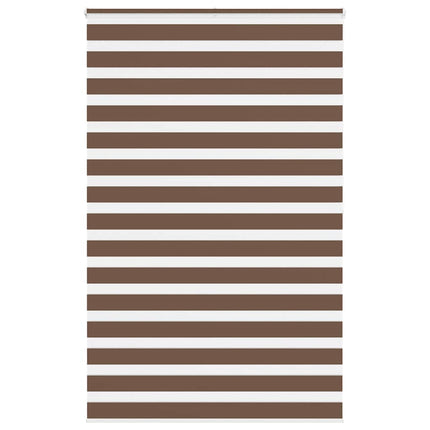 zebragardin brun 145x200 cm stofbredde 140,9 cm polyester
