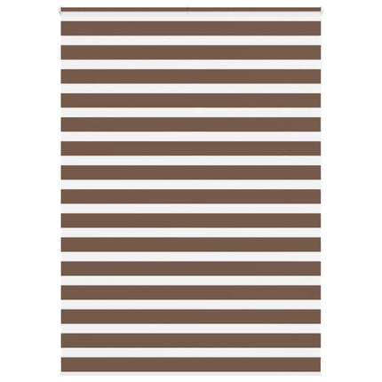 zebragardin brun 155x200 cm stofbredde 150,9 cm polyester
