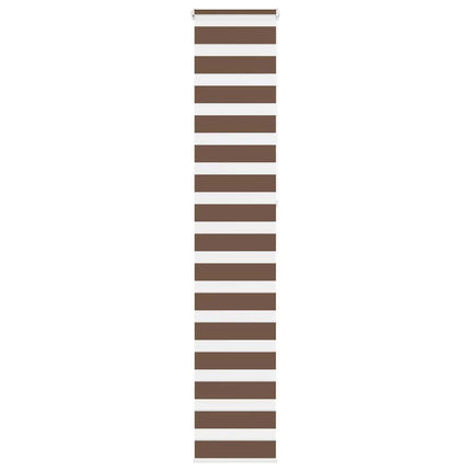 zebragardin brun 40x230 cm stofbredde 35,9 cm polyester