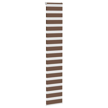 zebragardin brun 40x230 cm stofbredde 35,9 cm polyester