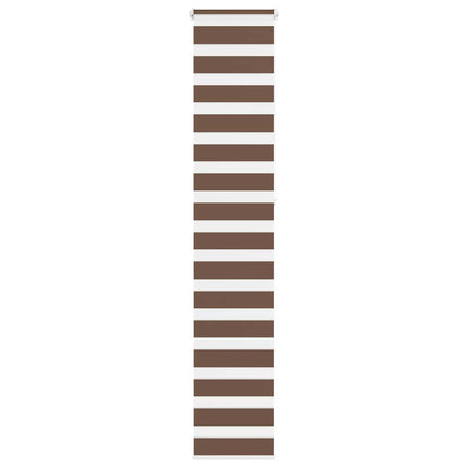 zebragardin brun 45x230 cm stofbredde 40,9 cm polyester