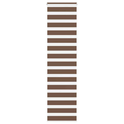 zebragardin brun 55x230 cm stofbredde 50,9 cm polyester